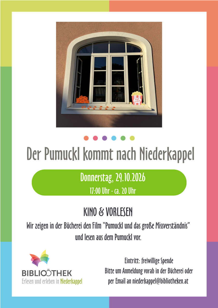 Plakat Pumuckl Kinoabend